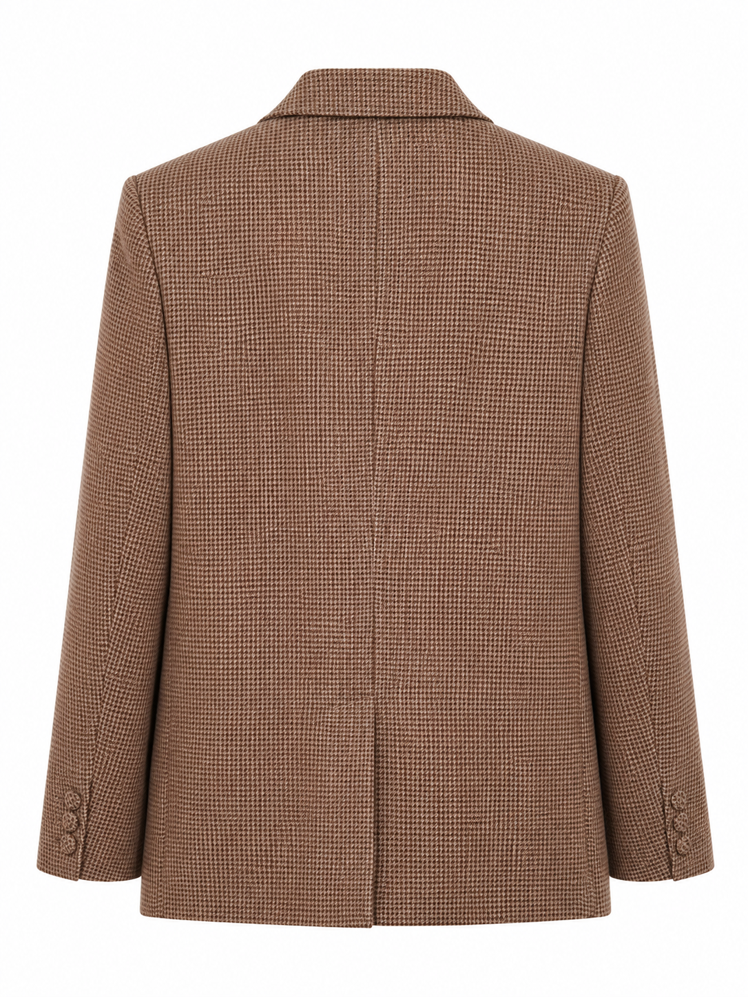 Blazer met bruine ruit
