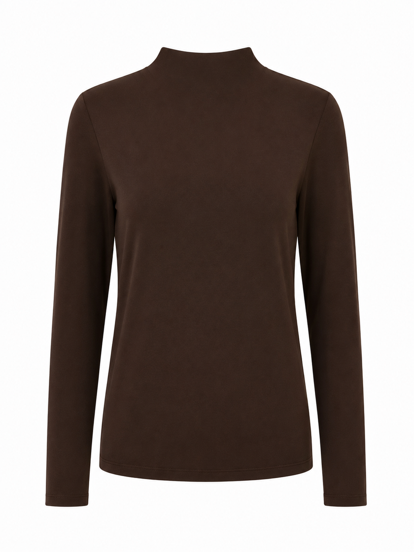 Donkerbruine longsleeve