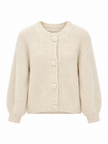 Beige vestje met grote knopen