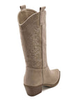 Taupekleur cowboylaarzen