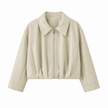 Beige lederlook jasje