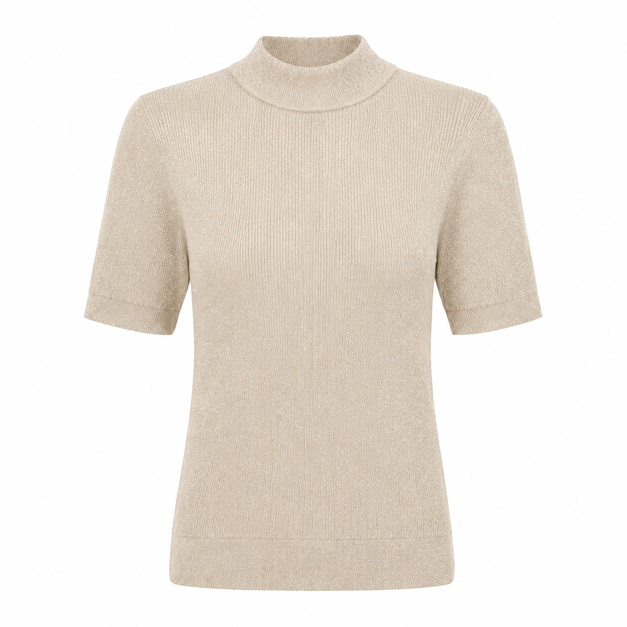Zandkleur lurex truitje