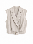 Beige gilet