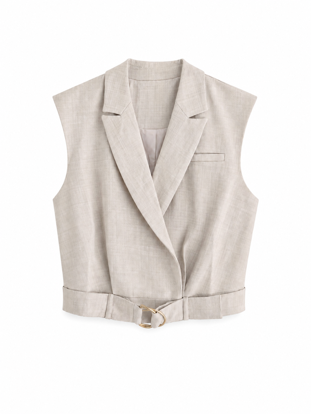 Beige gilet