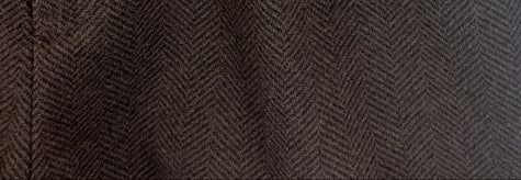 Donkerbruin tweed rokje