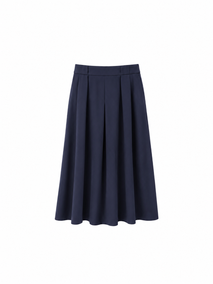 Donkerblauwe lange rok