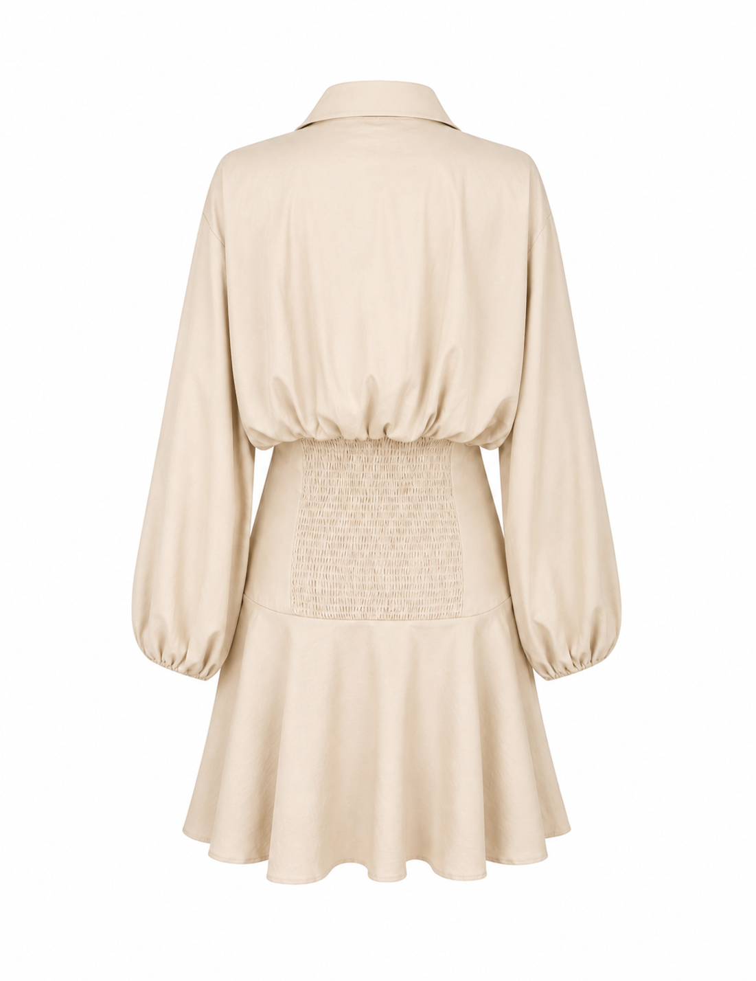 Beige jurk