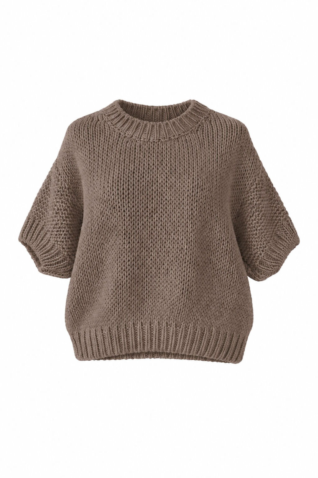 Taupe/bruin oversized truitje