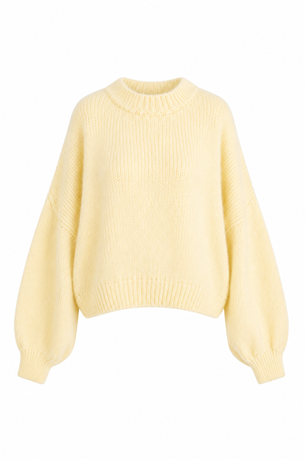 Gele oversized trui