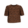 Bruine bloese/top