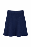 Donkerblauw gebreid rokje
