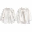 Witte blouse/top met strik in de nek