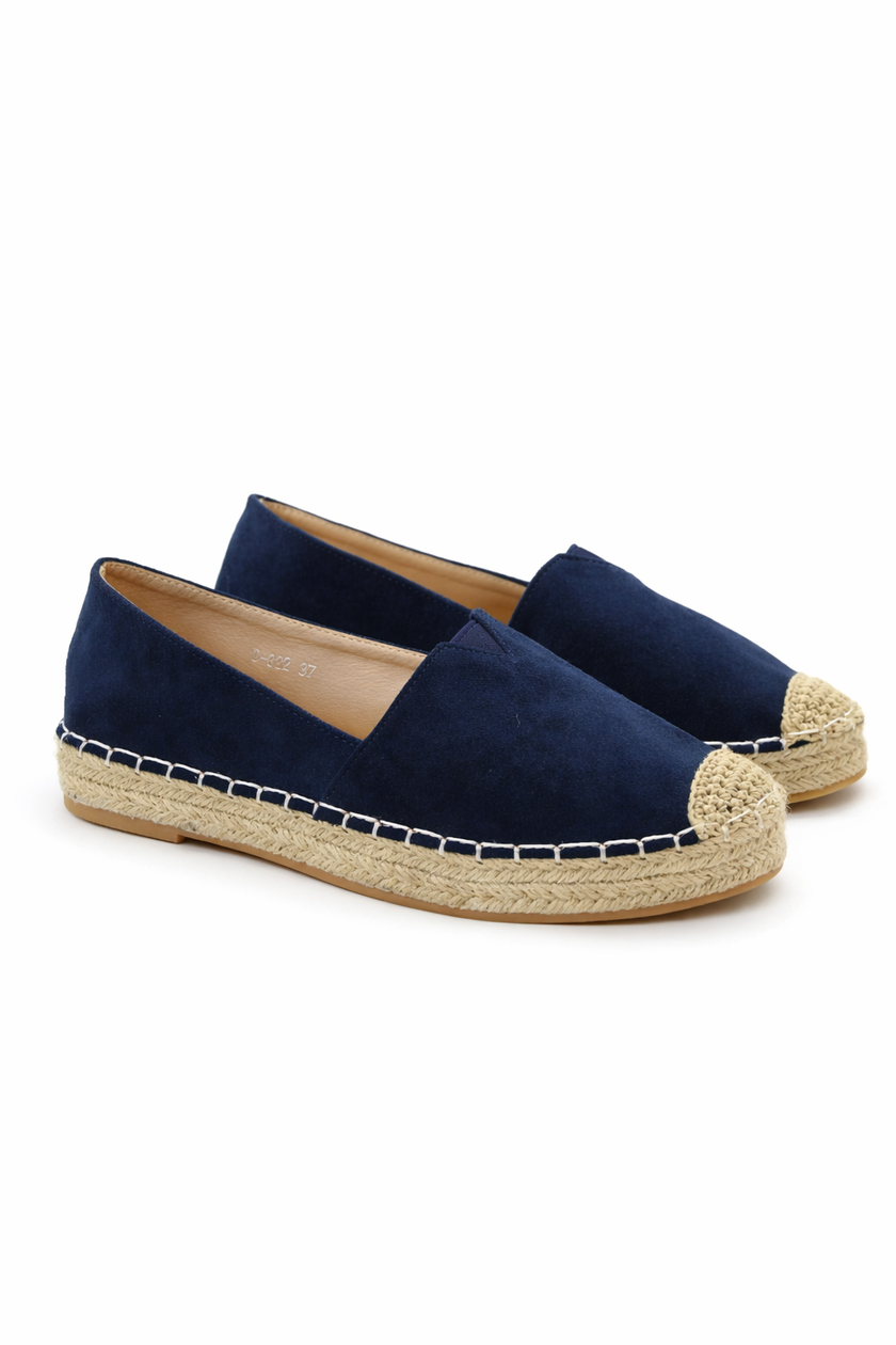Donkerblauwe espadrilles