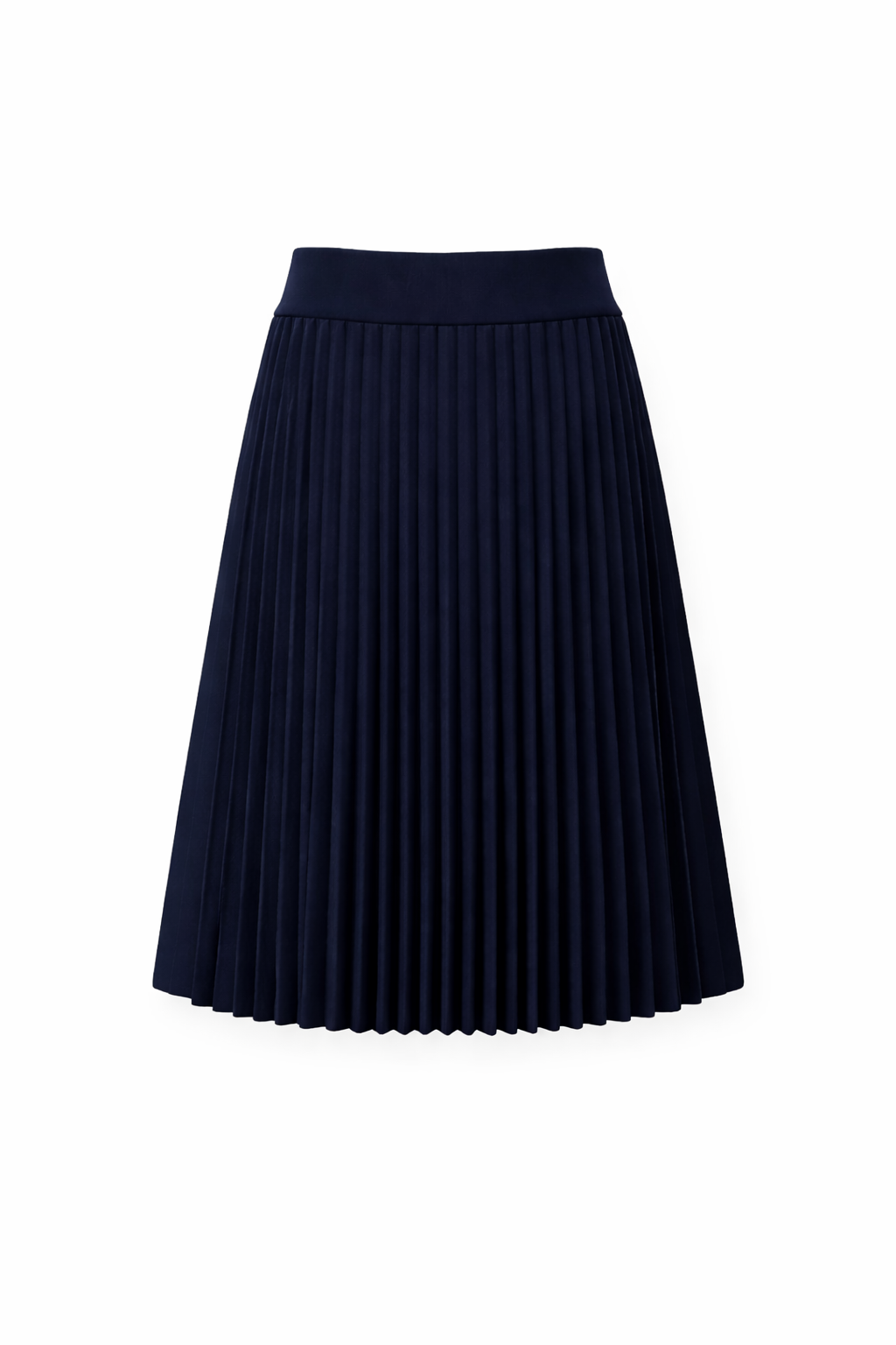 Donkerblauw plissé rokje