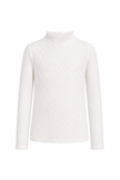Witte kanten top, kindermaten