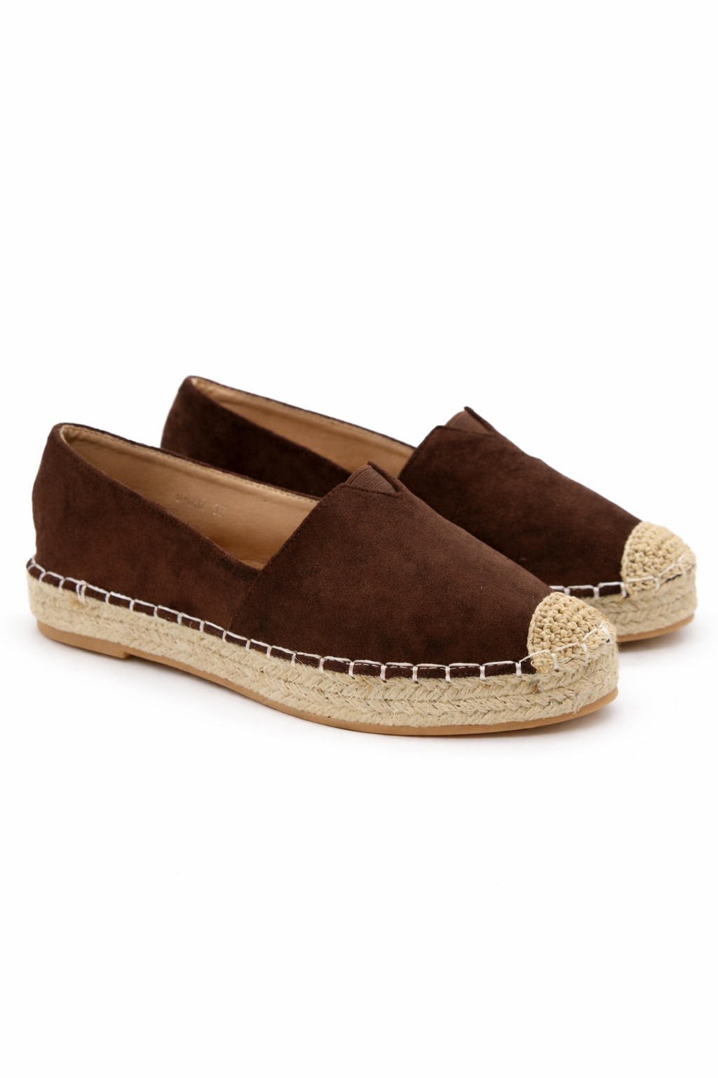 Bruine espadrilles