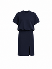 Donkerblauw set van rok en top, kinder